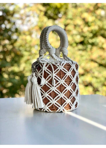 Сумка - корзина Charlotte Ivory Knittingmoda (381044848)
