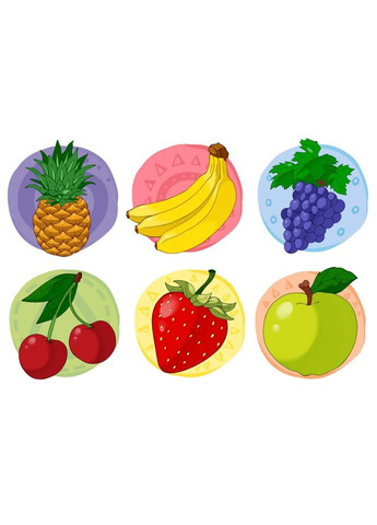 Развивающие кубики "Фрукты" 1332TXK ТехноК (336332350)