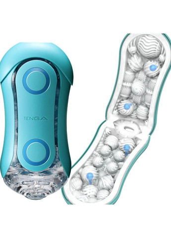 Мастурбатор Tenga Flip Orb — Ocean Blue, с изменяемым сжатием, со стимулирующими шариками внутри No Brand (366877545)