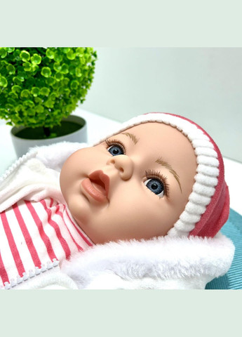 Лялька-пупс м'яконабивна з соскою та звуковими ефектами укр мова 42см Вид 5 (M 5919 I UA) No Brand (304421614)