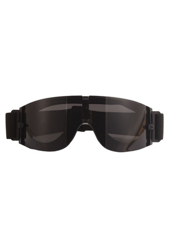 Тактична захисна маска-окуляри з 3 змінними лінзами (Чорні)-Панорамні незапітніючі Daisy (329741386)