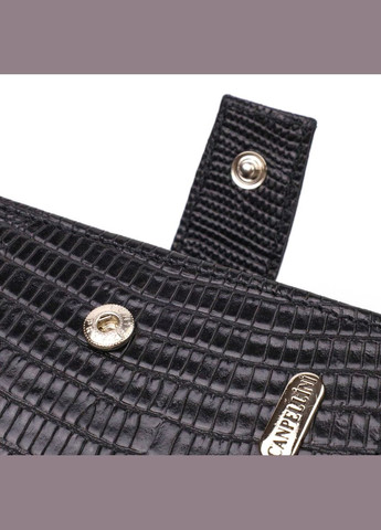 Фактурний чоловічий гаманець з натуральної шкіри з тисненням під крокодила 21745 Canpellini (331913359)