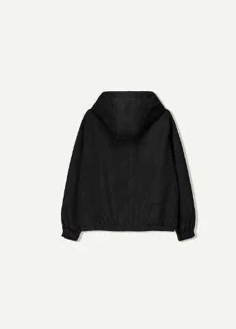 Черная демисезонная куртка Bershka