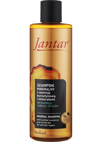 Шампунь с эссенцией янтаря и минералами для всех типов волос Jantar Mineral Shampoo 300ml (1304186-31098758) Farmona (368617053)