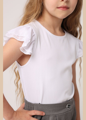 Молочная блузка Yuki летняя