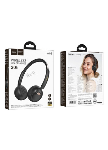 Бездротові навушники retro BT headphones Black Hoco W62 Verso (340277854)