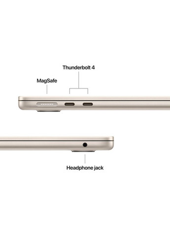Ноутбук MacBook Air 13' M4 256GB Starlight (MW0Y3UA/A) Apple (324022148)
