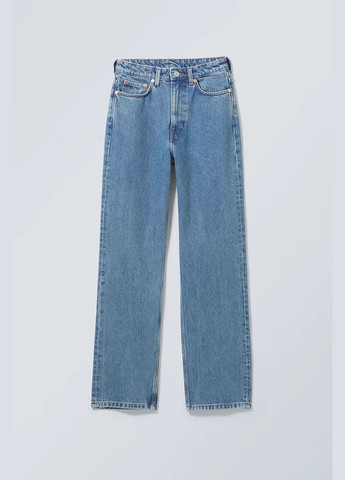 Прямі джинси з високою талією Weekday - (313236602)