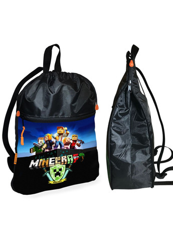 Школьный рюкзак детский Minecraft + Сумка для обуви спортивной формы рюкзак-мешок для мальчика (1938) No Brand (328693451)