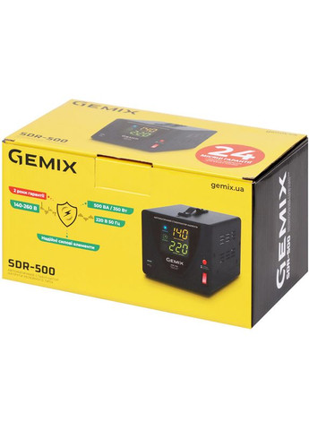 Стабилизатор напряжения SDR-500 350Вт. Gemix (323099517)