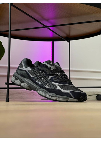 Кросівки жіночі і чоловічі Asics Gel-NYC gray black | Асікс Гель-НЮК сірі чорні No Brand сірі демісезони (362035190)