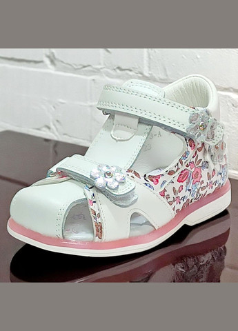 Закриті ортопедичні босоніжки на липучках для дівчинки ТОМ М Tom.M (334305316)