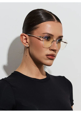 Жіночі безоправні окуляри для корекції зору +3.25 Антиблік Fabia Monti (369768827)