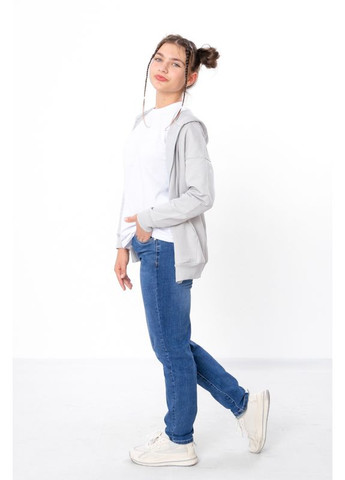 Синие демисезонные джинсы для девочки (подростковые) (p-15214) Носи своє