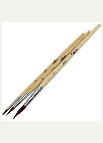 Набір кистей 3 шт (поні 3, 7, 11) (24) 6-414/11080050 Барвінок (322577704)