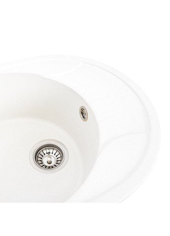 Гранітна мийка для кухні ONYX 5847 матова Білосніжна Valeso (358059904)