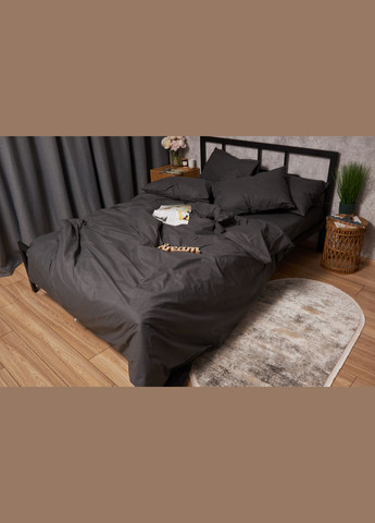 Підковдра Бязь Gold Люкс King Size 220 x 240 см (MS-870000049) Moon&Star Sweat Gray (303576573)