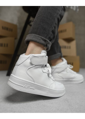 Зимние женские кроссовки Air white No Brand белые зима (359401569)