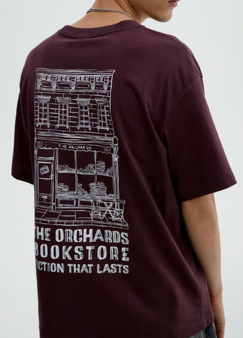 Бордова футболка H&M