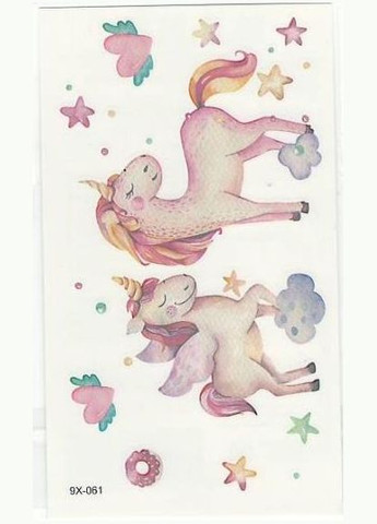 Наклейки Тату 10.5х6см, Bright points (Микс) No Brand (322498860)