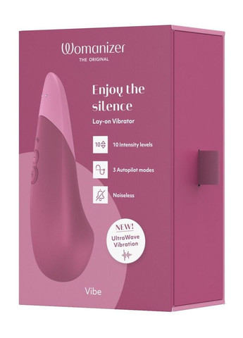 Минивибратор Vibe Dusky Pink, 3 авторежима + 10 уровней интенсивности - CherryLove Womanizer (366962717)