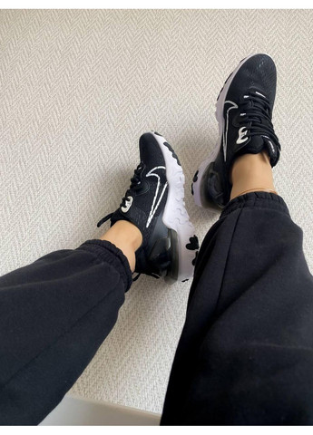 КРОСІВКИ ЖІНОЧІ NIKE REACT VISION BLACK WHITE НАЙК РЕАКТ ВІСІОН No Brand чорні демісезони (367173546)