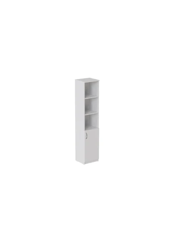 Пенал Анжело на 4 полки с 1 дверью 1900x400x380 ДСП Белое 16 мм (FRD-104911) Ferrum-decor (365444968)