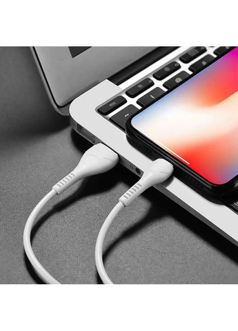 Кабель X37 USB - Lightning 2.4A 1м White Hoco (335237657)