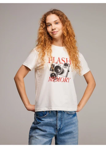 Футболка з принтом жіноча P-WB02428 shop (2000999667183) LAWA - (402125098)