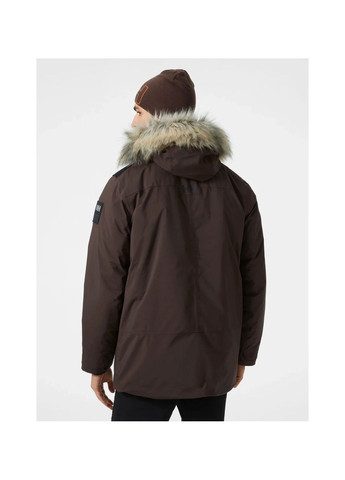 Коричнева куртка чоловіча reine parka brown 53630-755 Helly Hansen
