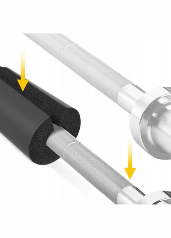 Накладка (бампер) на гриф Barbell Pad Black () 4FIZJO P-5907739311894 (340458965)