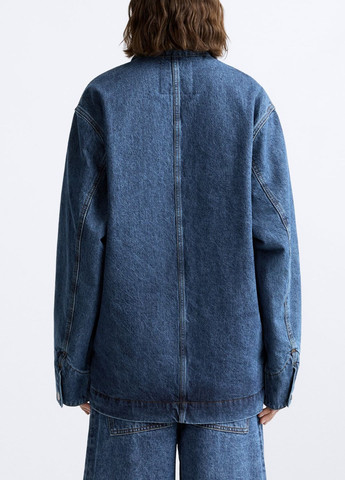 Синя демісезонна куртка Zara