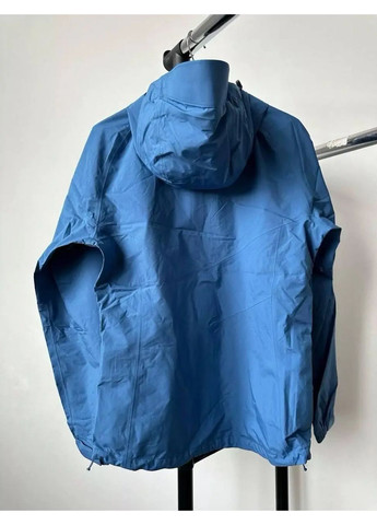 Светло-синяя демисезонная куртка женская outdoor трекинговая мембрана на утяжках синего цвета в поход не промокает No Brand Foray 1 Gore-tex