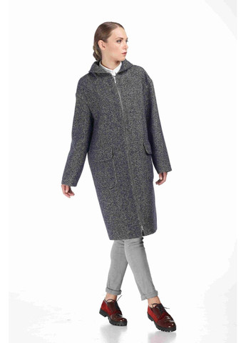 Сіре демісезонне Пальто Аллегра сіре Origa