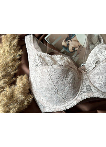 Пудровий бюстгальтер великого розміру на чашку g (7 розмір) пудра Finikin