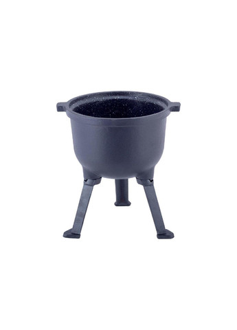 Казан із кришкою на ніжках чавунний 24 см 4 л емальований Kamille (363977125)