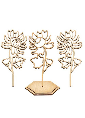 Набор для витражной живописи по номерам "Пышная хризантема" FDSGK-017 Fabrika Decoru (365657603)