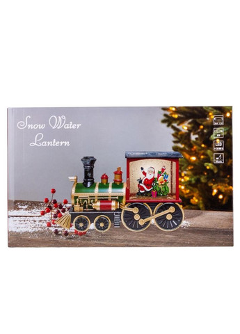 Фонарь новогодний Рождественский поезд 32 см ELISEY (366215031)