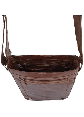 Сумка планшет через плече чоловіча з натуральної шкіри середня Коричневий 36888 Ashwood (353689977)