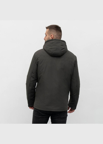 Оливковая (хаки) демисезонная мужская демисезонная куртка большого размера SK