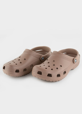 Коричневые мужские кроксы классик клог латте clog latte Crocs