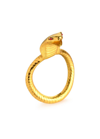 Эрекционное кольцо с головой кобры : Cobra King Golden Cock Ring Master Series (369946028)
