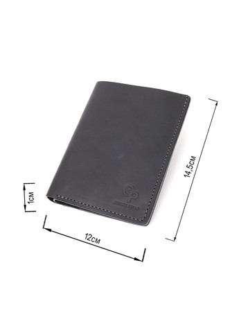 Кожаное портмоне с монетницей и держателем для AirTag мужское черное (sku_11623) No Brand (327819626)