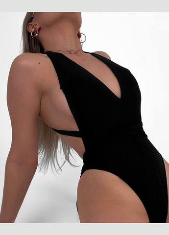 Чорний літній жіночий купальник суцільний Asi.Store.ua