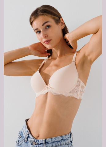 Бежевый бюстгальтер Rumu полиамид, полиэстер, эластан