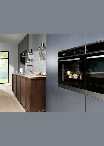 Духова шафа електрична, 65л, А, пара, дисплей, конвекція, телескопічні напрямні, Electrolux (314776738)