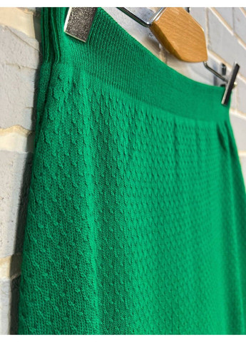 Зеленая юбка женская 2024402 трапеция косичка длинная one size My Fashion