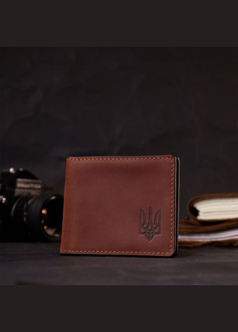 Кожаная обложка на удостоверение участника боевых действий 11663 Коричневый Grande Pelle (331913542)