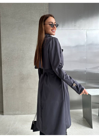 Тренч жіночий довгий з поясом (361499623)