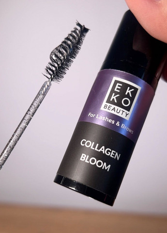 Коллагеновое средство после окрашивания и ламинирования бровей и ресниц Collagen Bloom 10 мл EKKO BEAUTY (351584170)